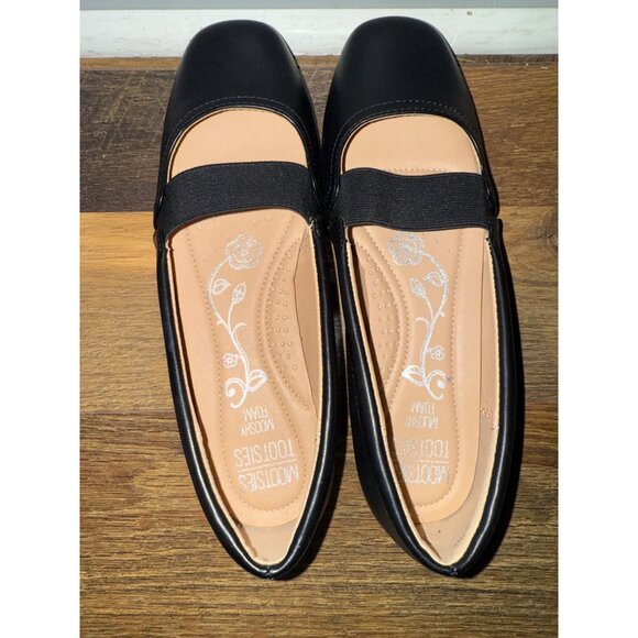 Mootsies Tootsies Memory Foam Everett Black Flats Size 8 - Picture 7 of 12